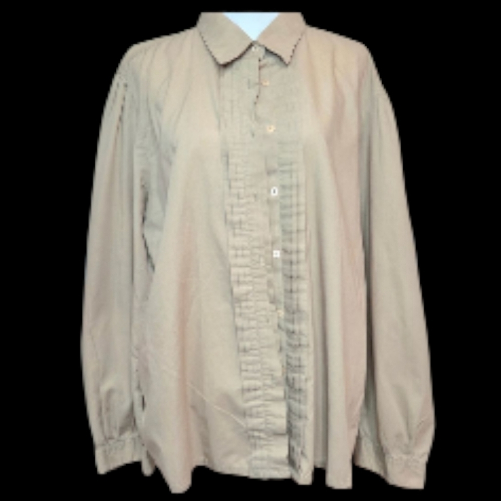 Witt Classic Tan Button-Down Shirt for Women's Vtg.
